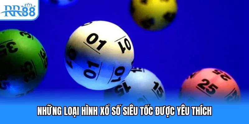 Những loại hình xổ số siêu tốc được yêu thích